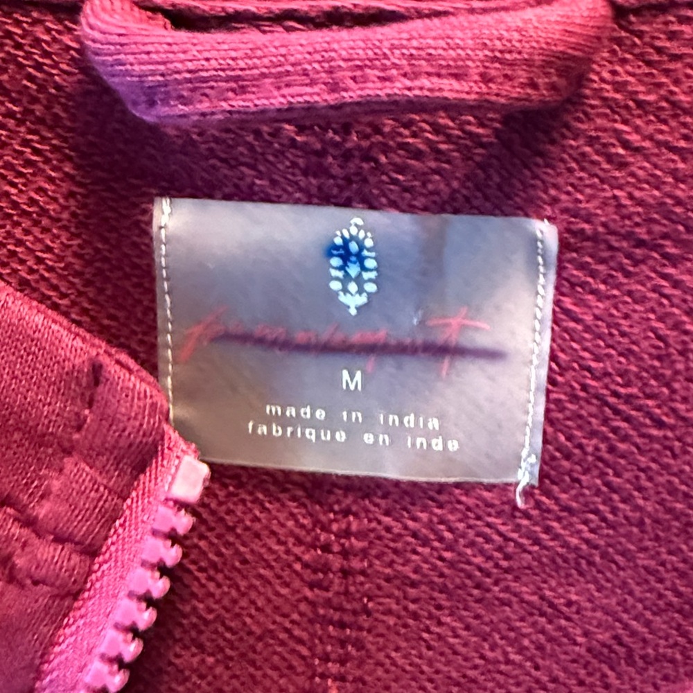 EUC Only One Disco Magenta Hoodie FP Movement by Free People Size M - Picture 3 of 4